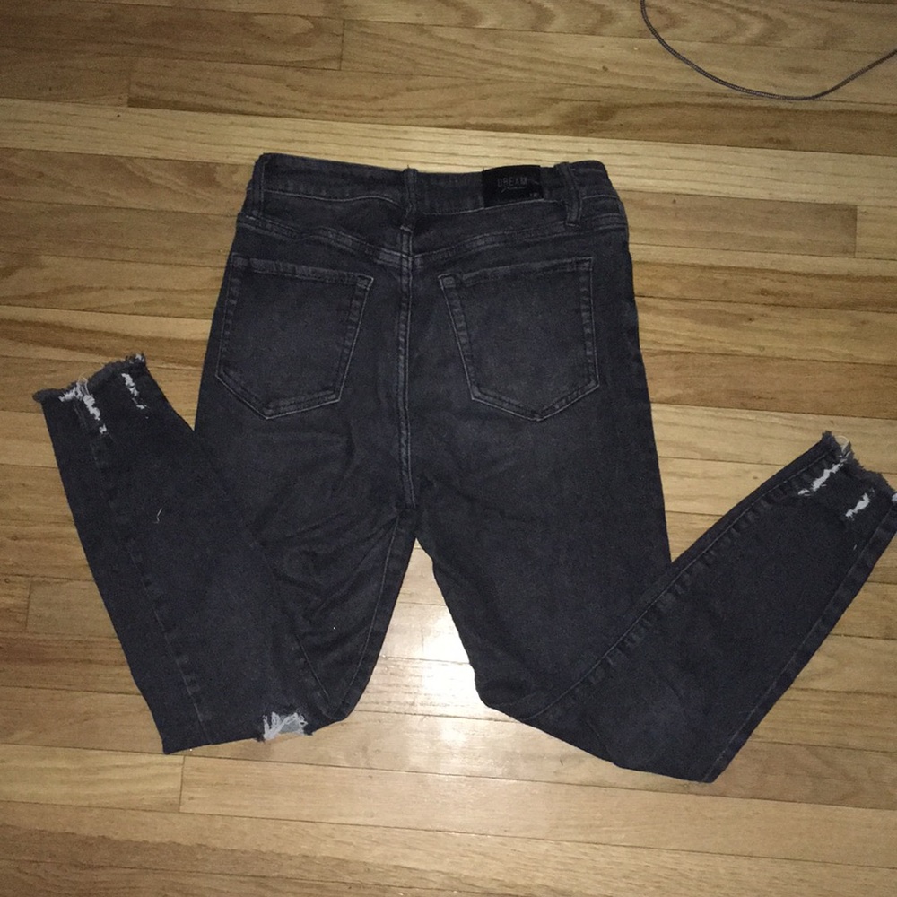 High-Waisted Ripped Jeans - Picture 2 of 4